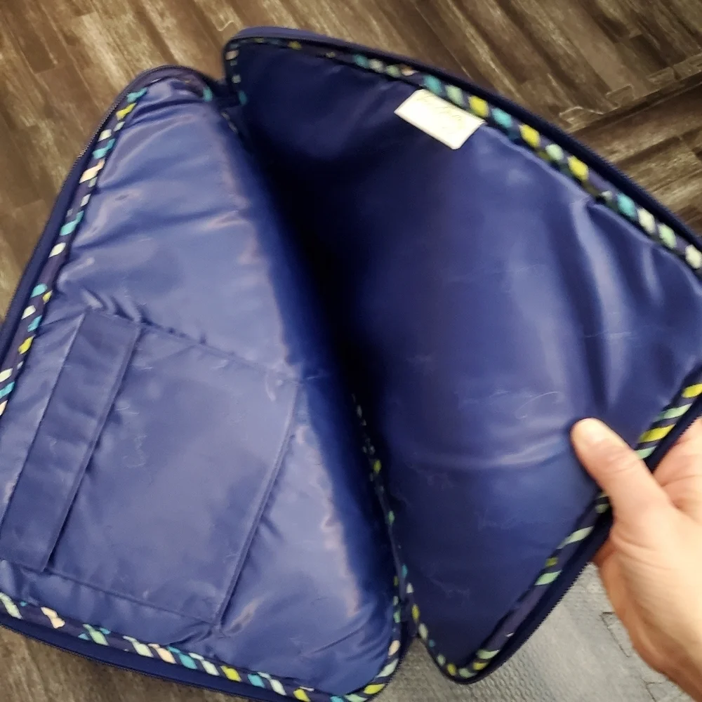 Vera Bradley Katalina Showers Tablet Zip Case eReader Sleeve Padded.